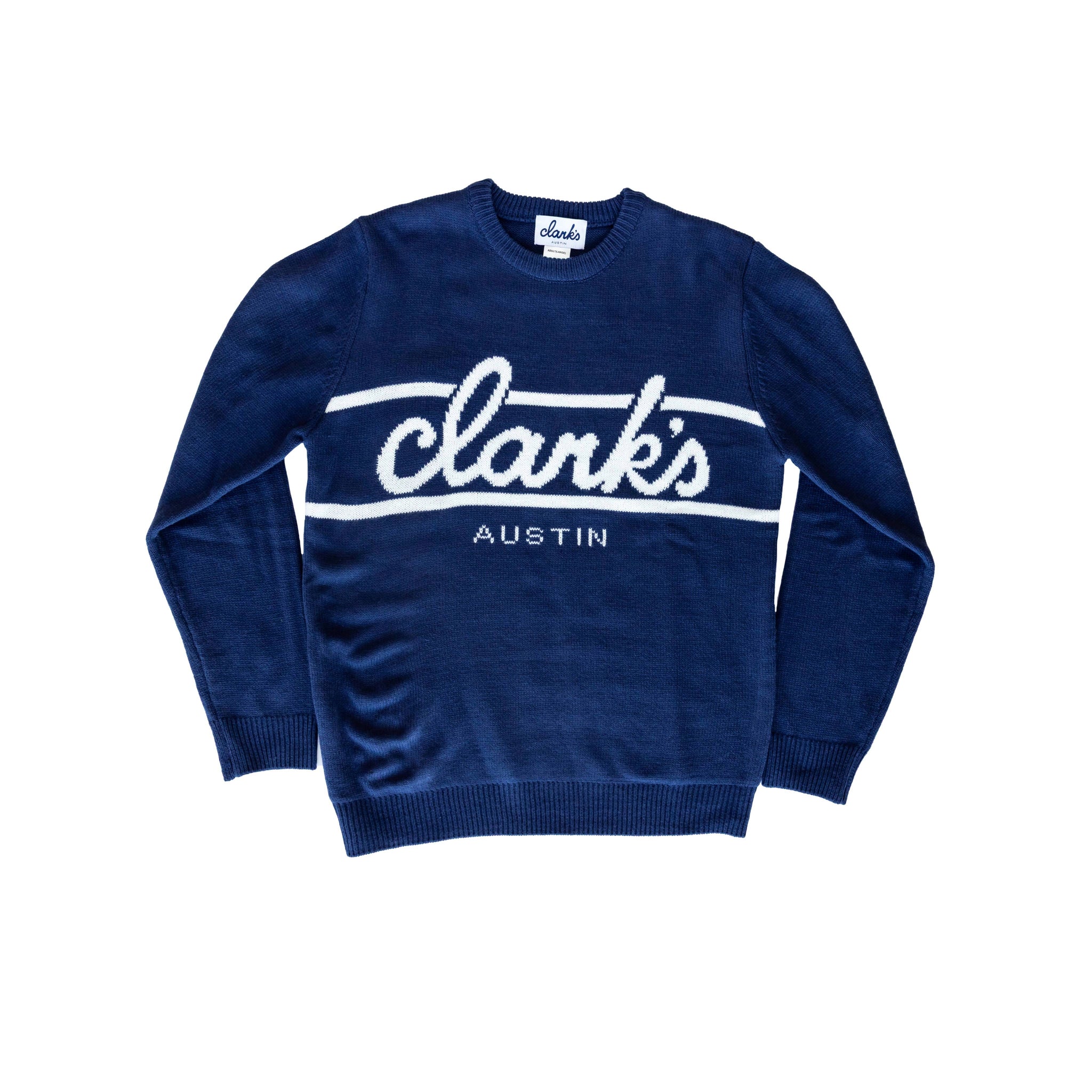 Clark's Logo Sweater – MML Hospitality Merchandise