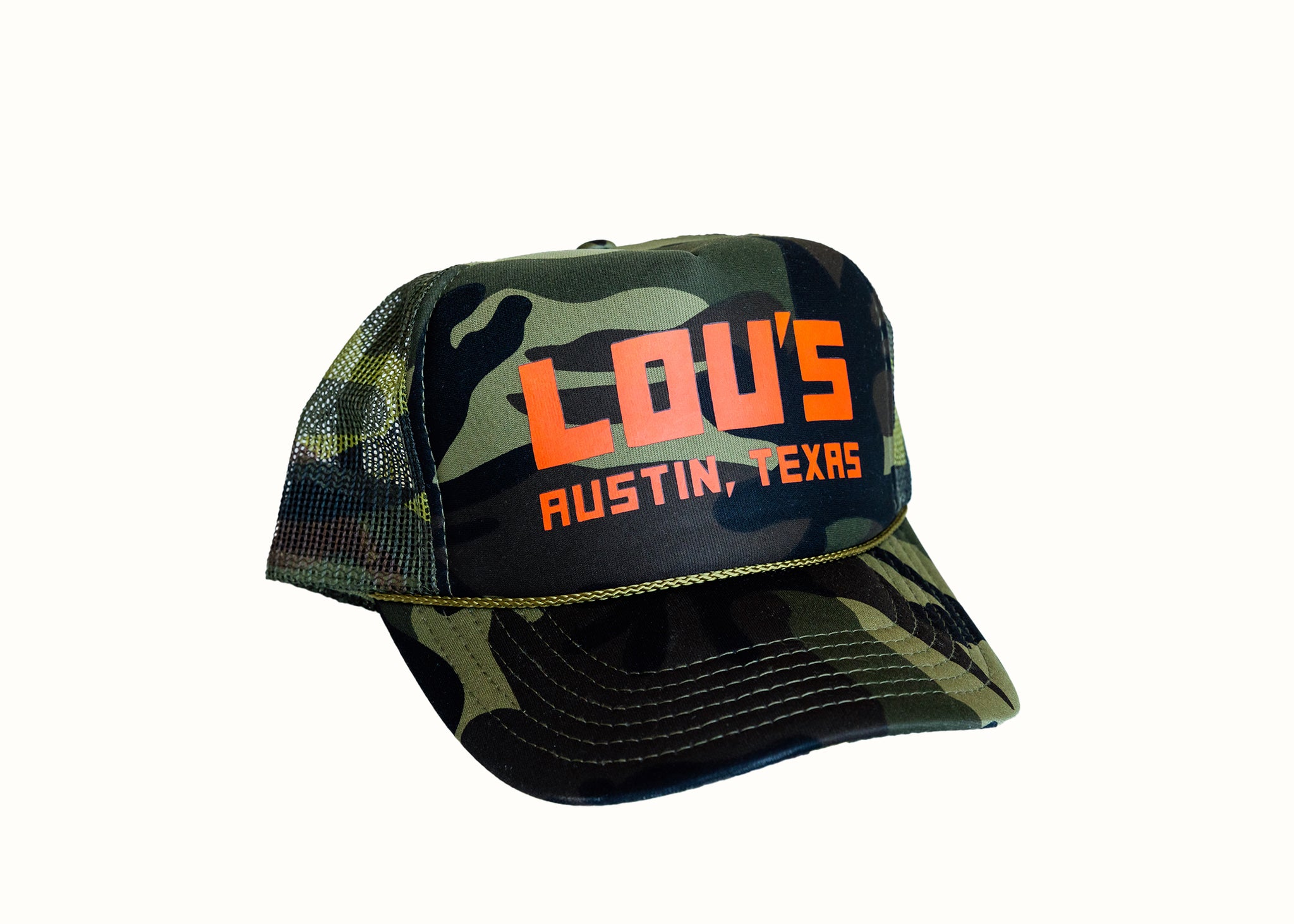 Lou's Camo Trucker Hat
