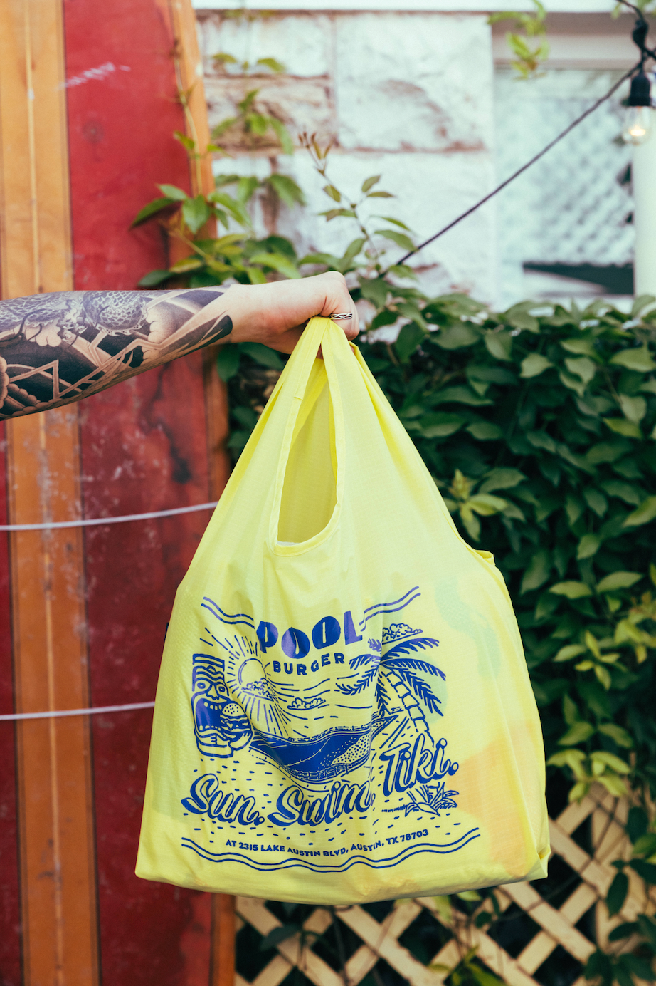 Pool Burger Baggu Tote