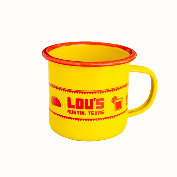 Lou's Enamel Mug