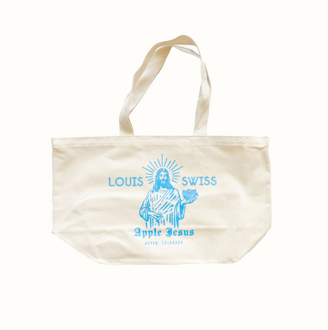 Louis Swiss Apple Jesus Market Tote