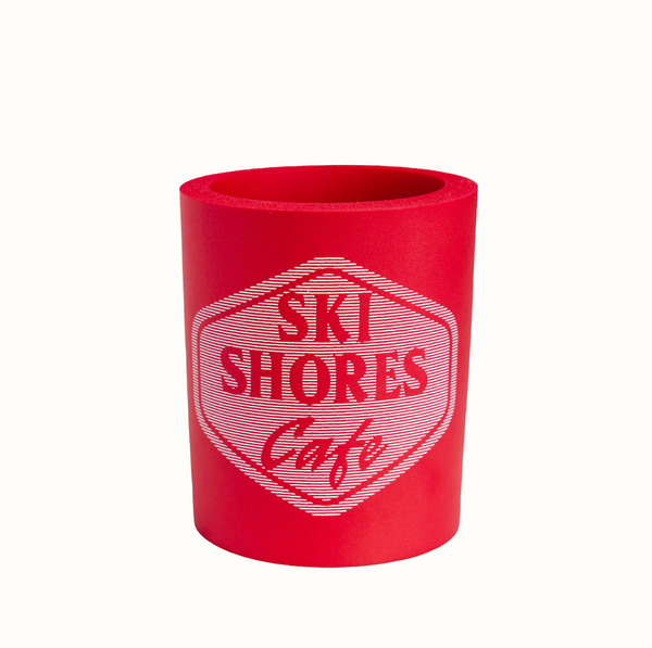Ski Shores Cafe Koozie
