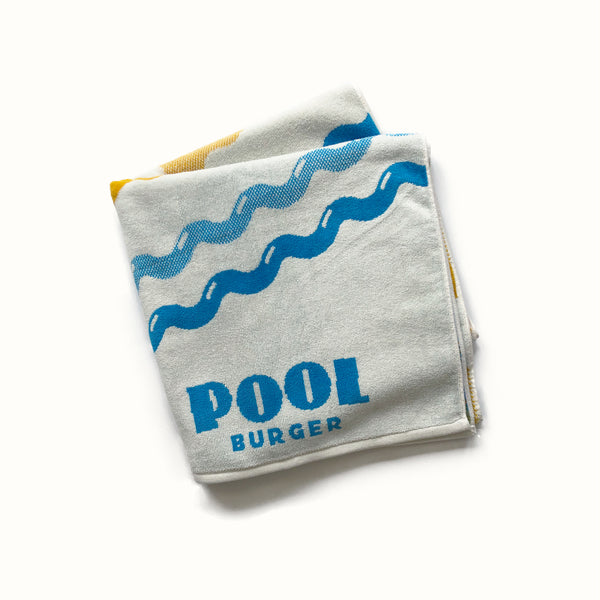 Pool Burger Fry Towel
